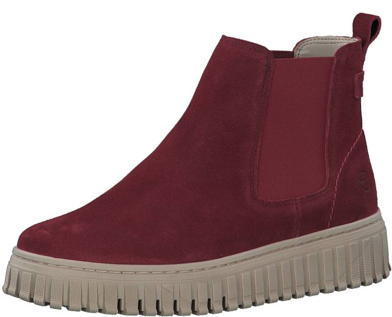 Tamaris Chelseaboots, Plateau, Stiefelette, Boots mit beidseitigem Stretcheinsatz von Tamaris