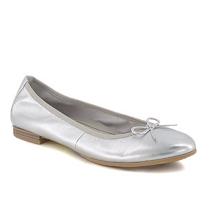 Tamaris Damen Ballerina Silber von Tamaris