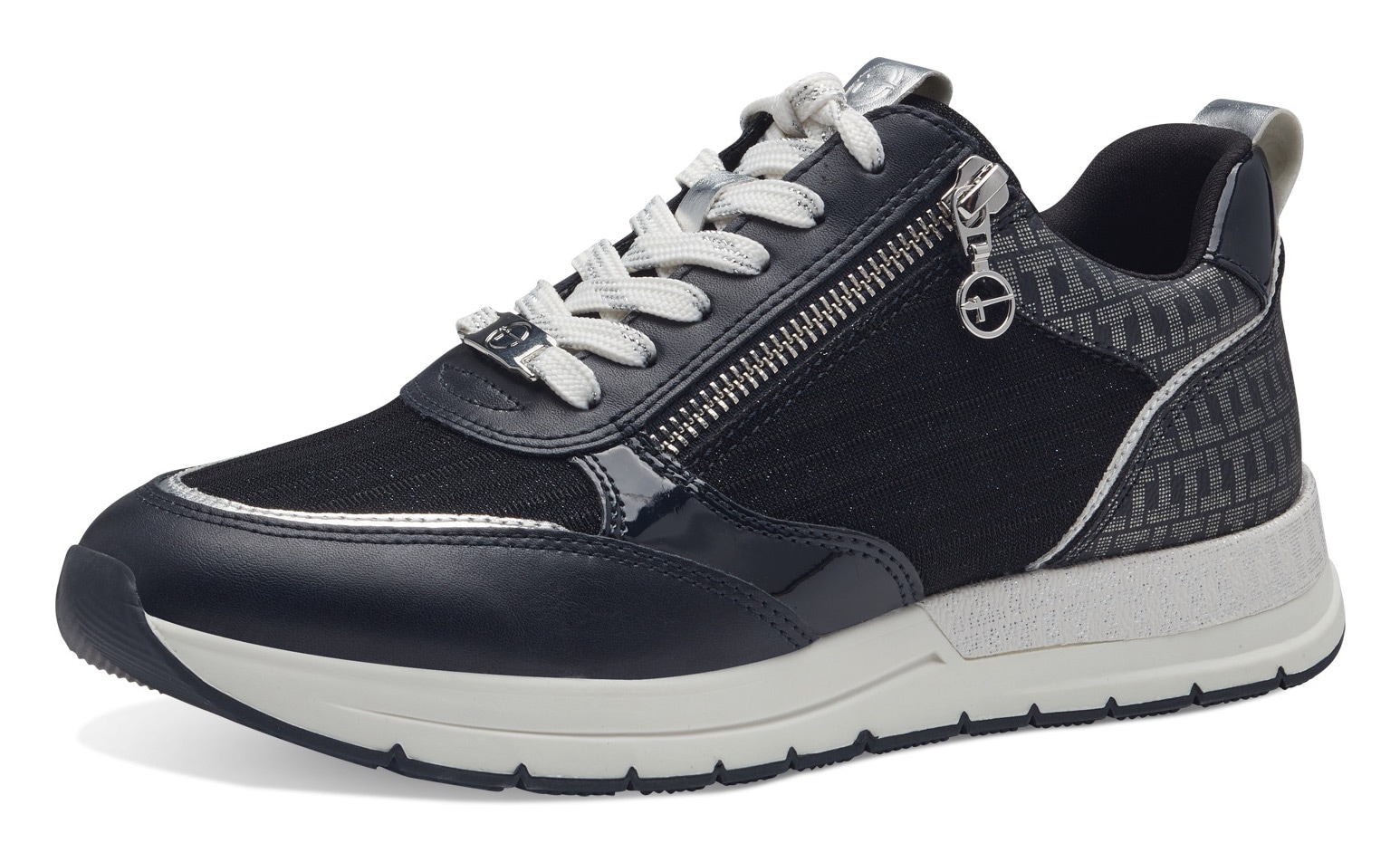 Tamaris Keilsneaker, Freizeitschuh, Halbschuh, Schnürschuh in schmaler Form von Tamaris