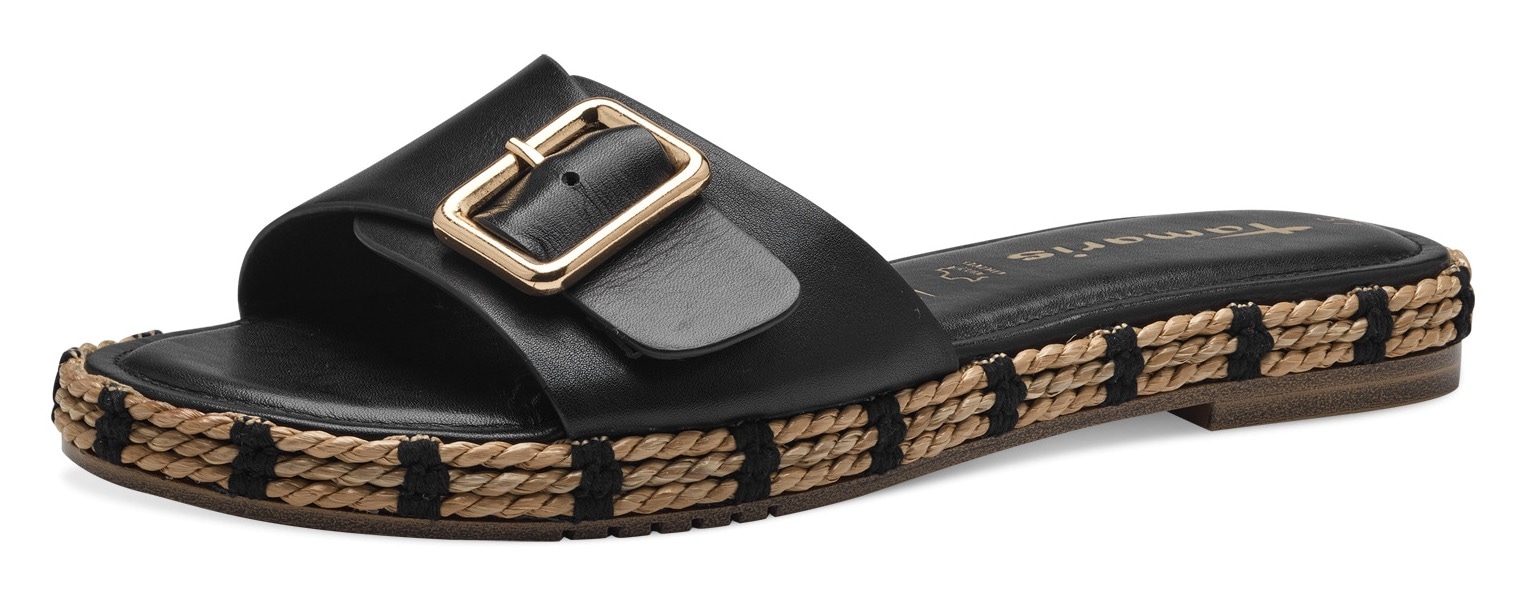 Tamaris Pantolette, Sommerschuh, Schlappen mit ANTIslide-Absatz von Tamaris