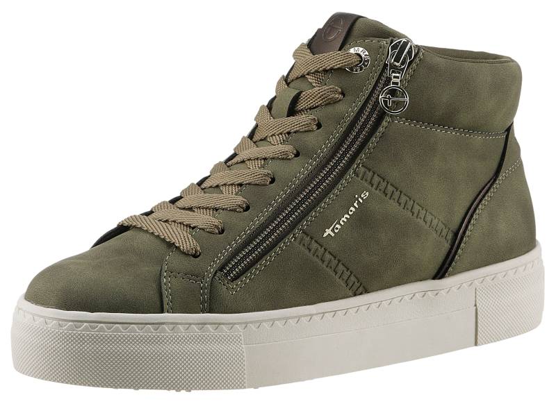 Tamaris Plateausneaker, High-Top-Sneaker, Freitzeitschuh, Schnürer, gepolsterter Schaftrand von Tamaris