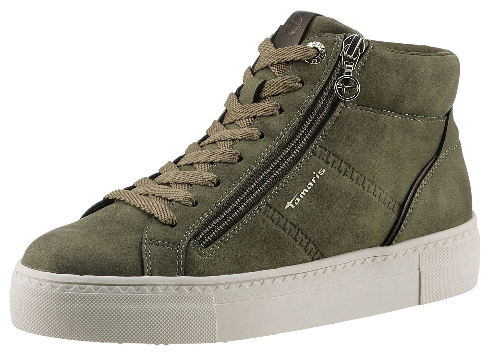 Tamaris Plateausneaker, High-Top-Sneaker, Freitzeitschuh, Schnürer, gepolsterter Schaftrand Tamaris Plateausneaker, High-Top-Sneaker, Freitzeitschuh, Schnürer, gepolsterter Schaftrand von Tamaris