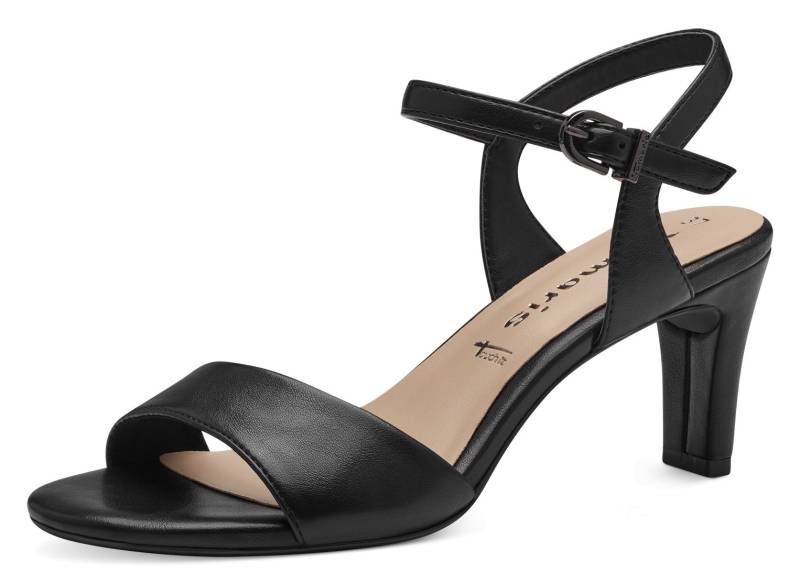Tamaris Sandalette, Trichterabsatz, Sommerschuh, Abendschuh in veganer Verabeitung von Tamaris