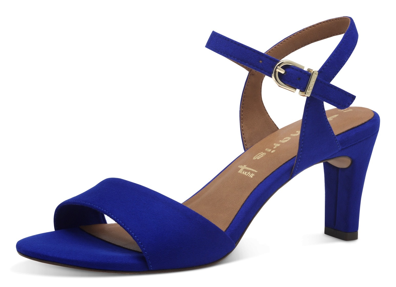 Tamaris Sandalette, Trichterabsatz, Abendschuh mit verstellbarem Fesselriemchen von Tamaris