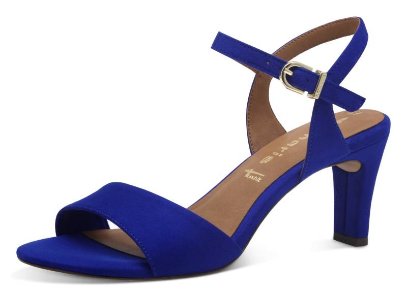 Tamaris Sandalette, Trichterabsatz, Abendschuh mit verstellbarem Fesselriemchen von Tamaris