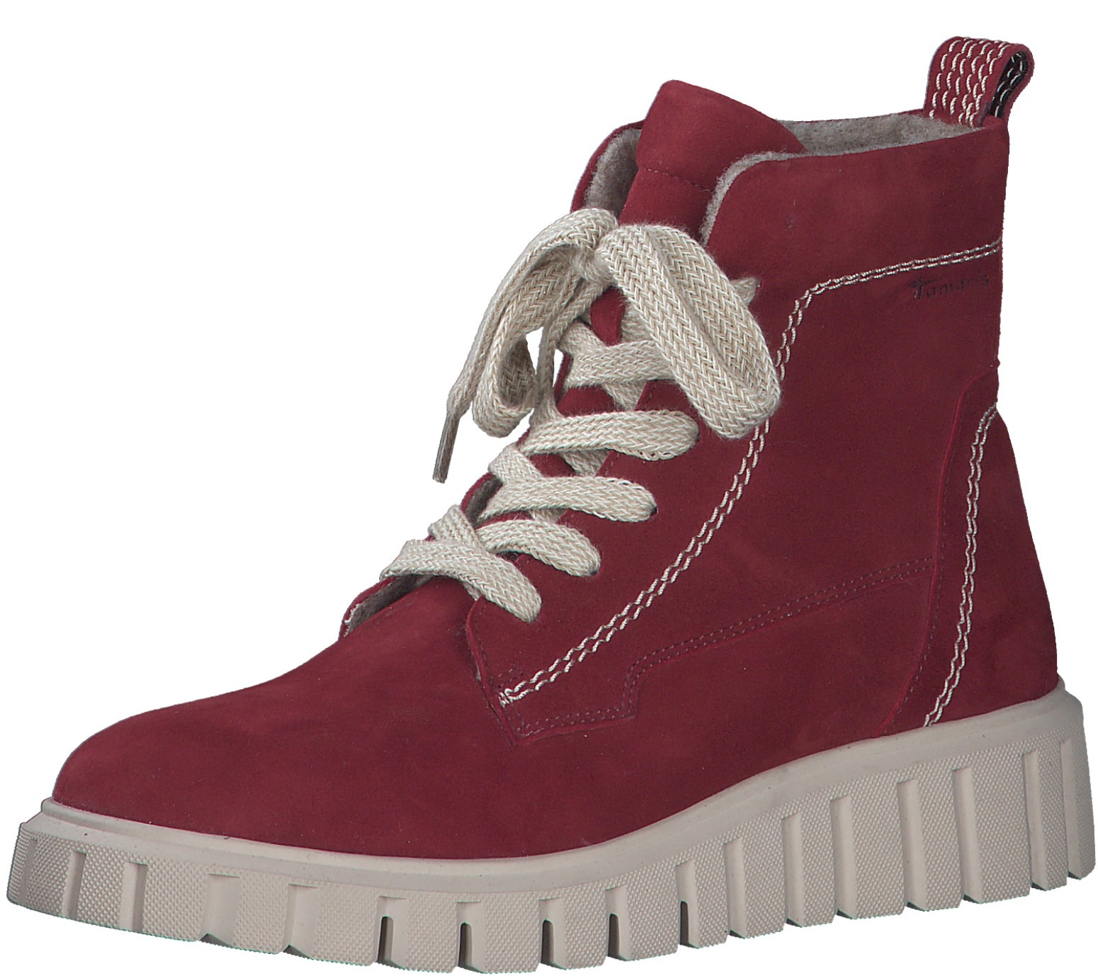 Tamaris Schnürboots, Keilabsatz, Schnürstiefelette mit zusätzlichem Innenreissverschluss von Tamaris