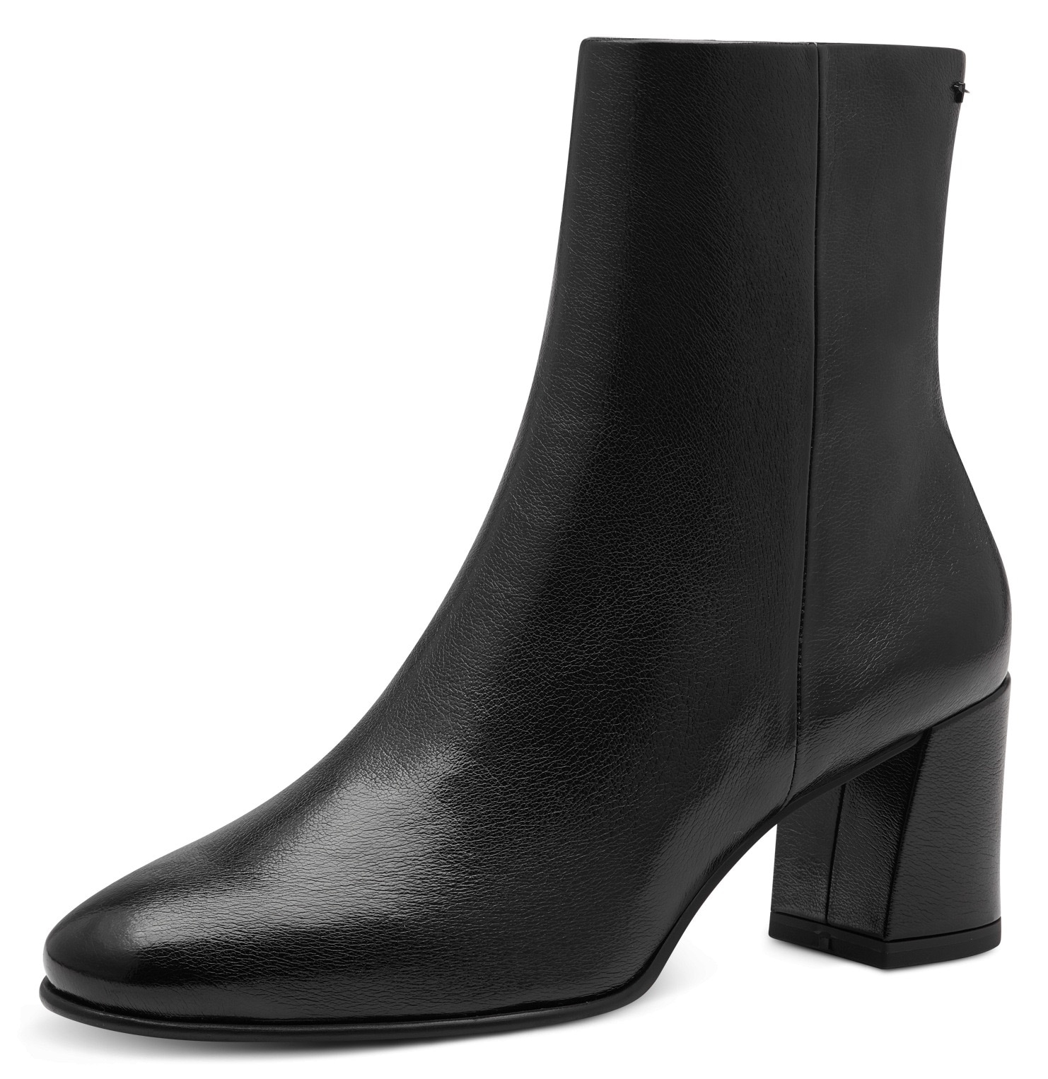 Tamaris Stiefelette, Blockabsatz, Businessschuh, Festtagssschuh mit überzogenem Absatz von Tamaris