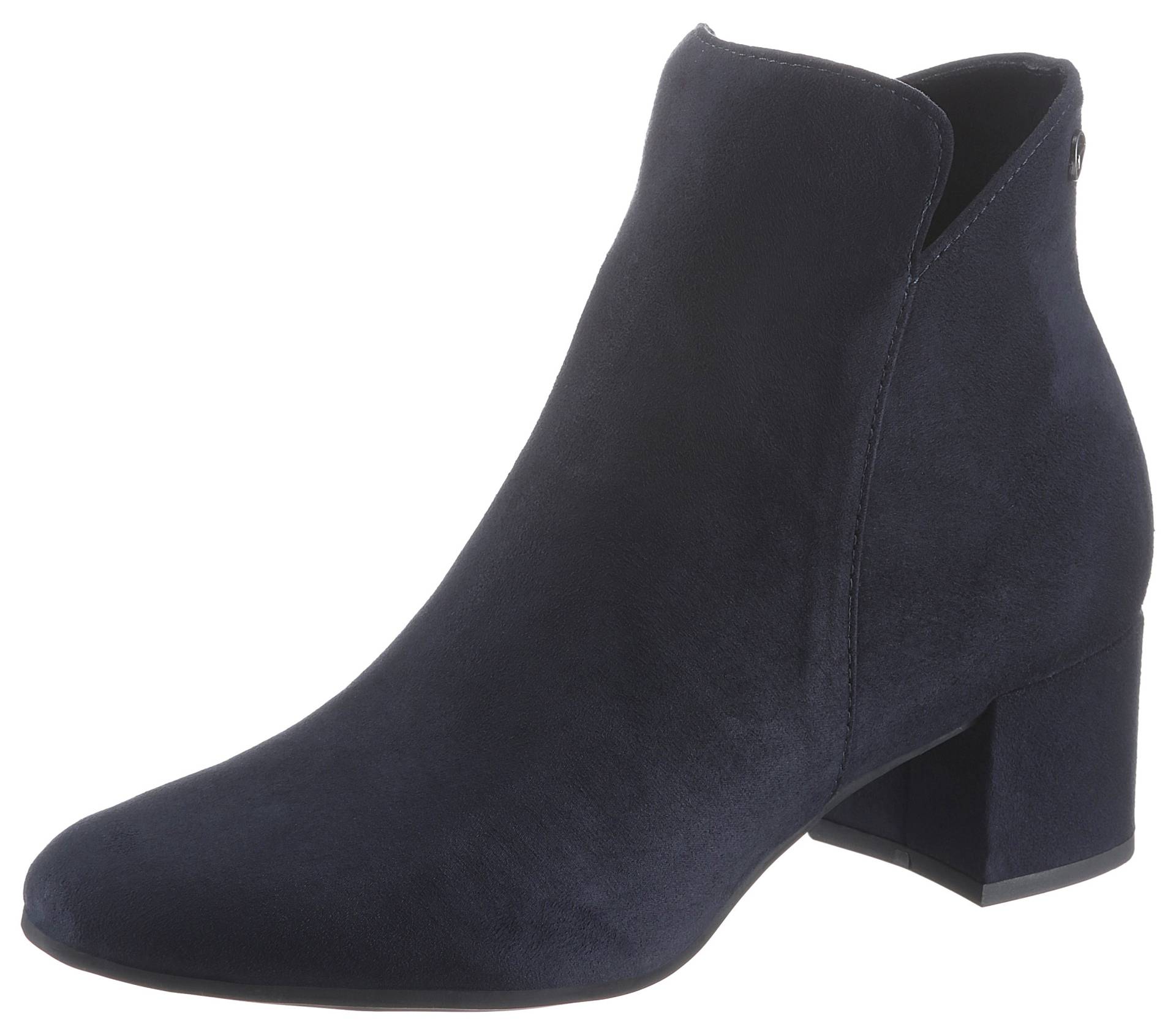 Tamaris Stiefelette, Blockabsatz, Ankleboots, Abendschuh in veganer Verarbeitung von Tamaris