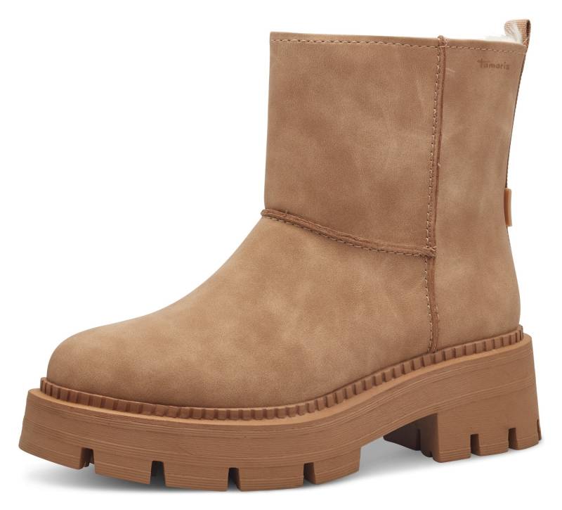 Tamaris Winterboots, Blockabsatz, Winterstiefelette, Outdoorschuh mit Duo Tex-Ausstattung von Tamaris