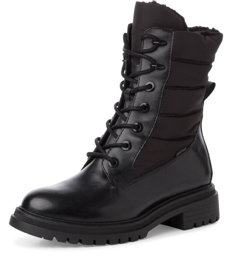 Tamaris Winterboots, Blockabstz, Winterstiefelette, Outdoorschuh im Materialmix von Tamaris
