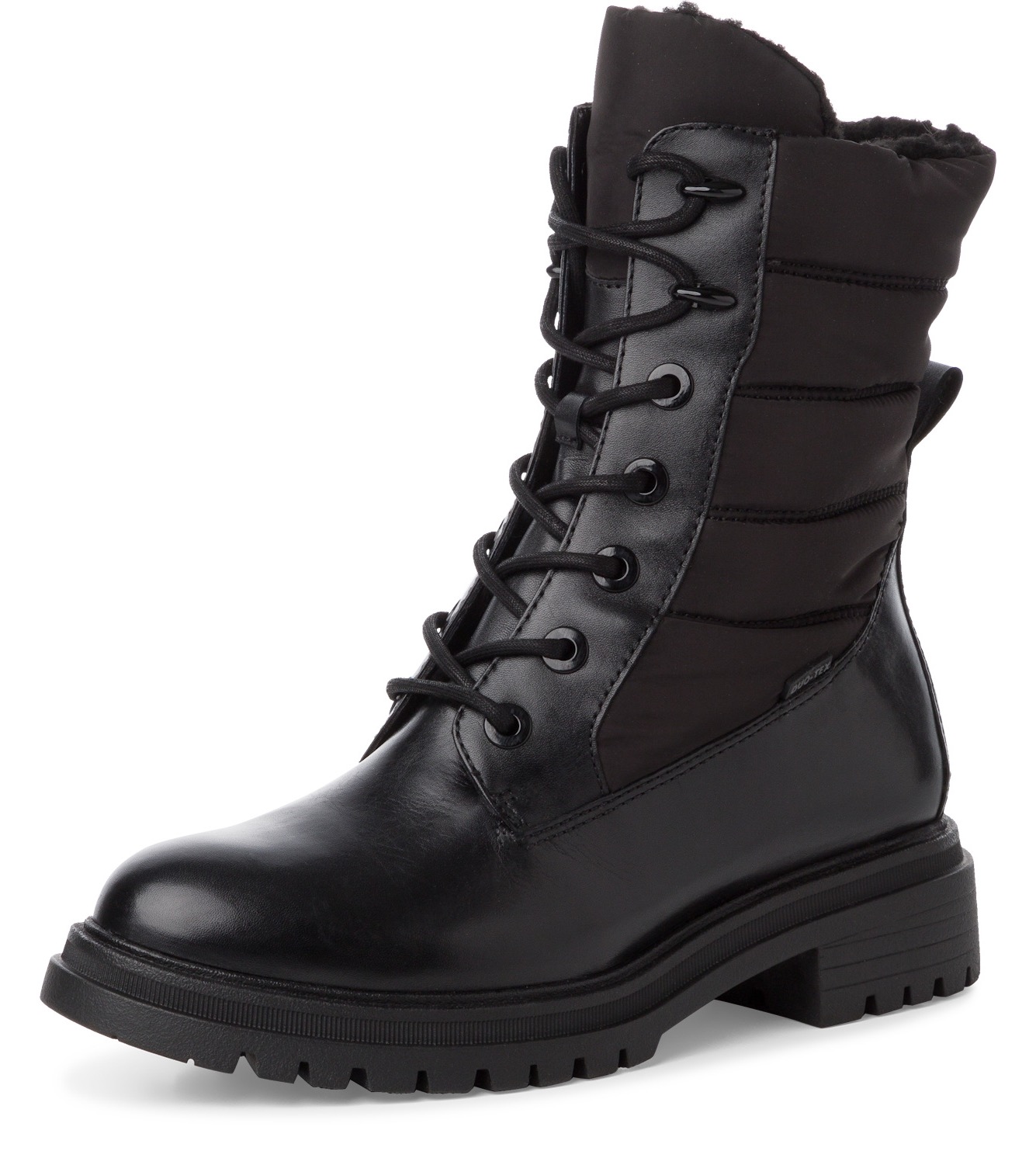 Tamaris Winterboots, Blockabstz, Winterstiefelette, Outdoorschuh im Materialmix von Tamaris