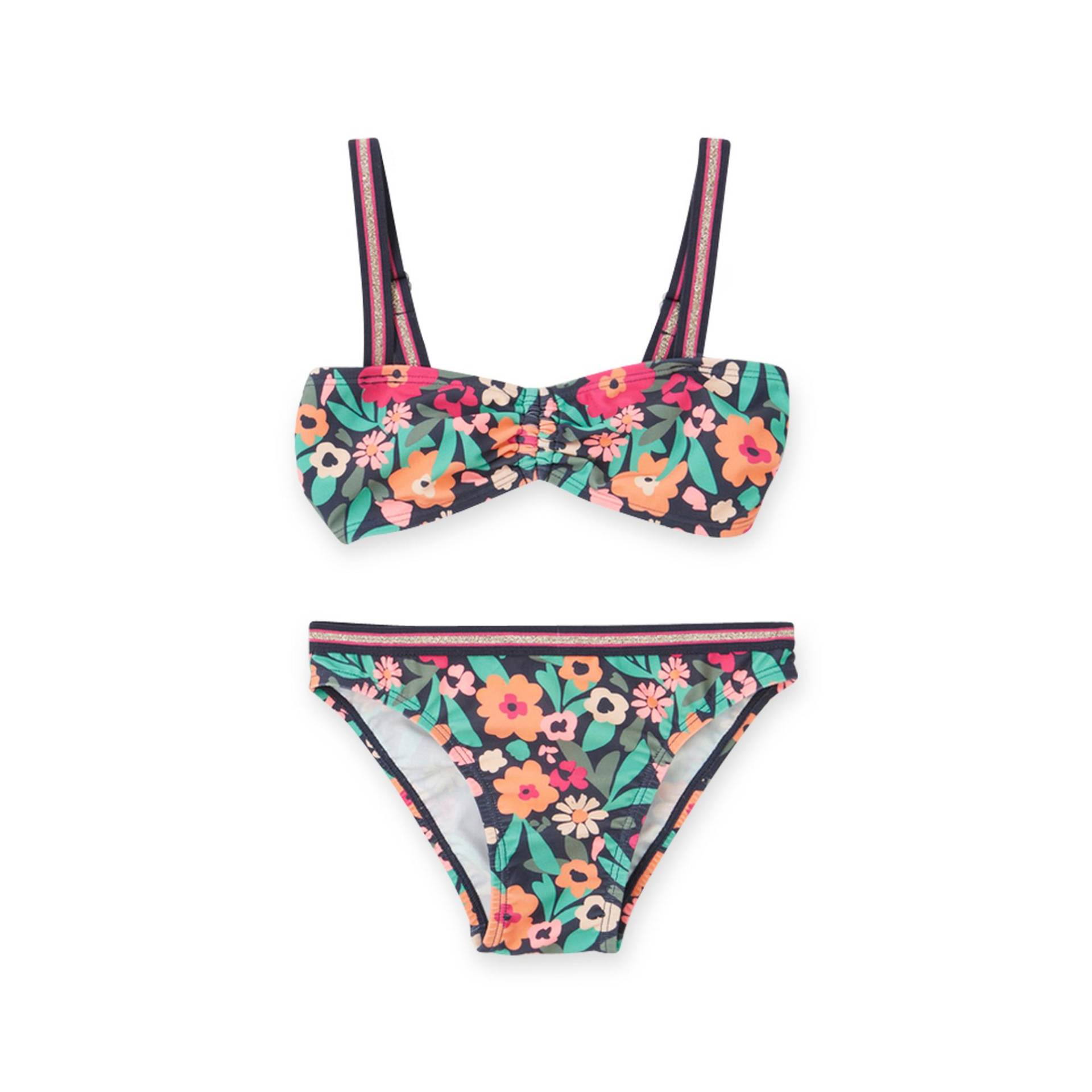 Bikini Set, Bandeau Unisex Grün Bedruckt 8A von Tape A l'Oeil