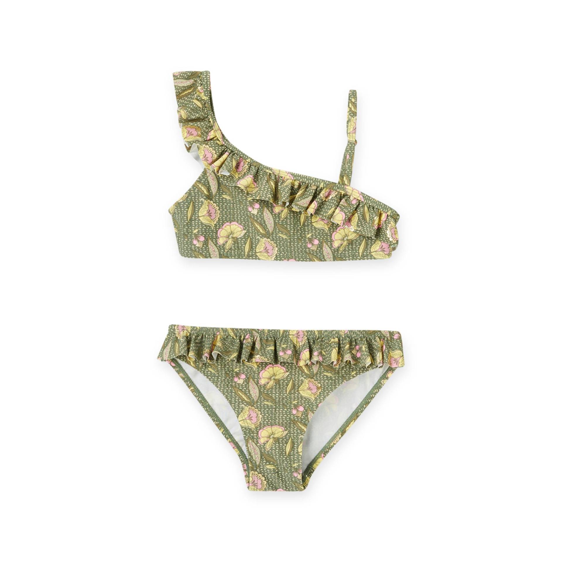 Bikini Set, Bandeau Unisex Khaki 6A von Tape A l'Oeil