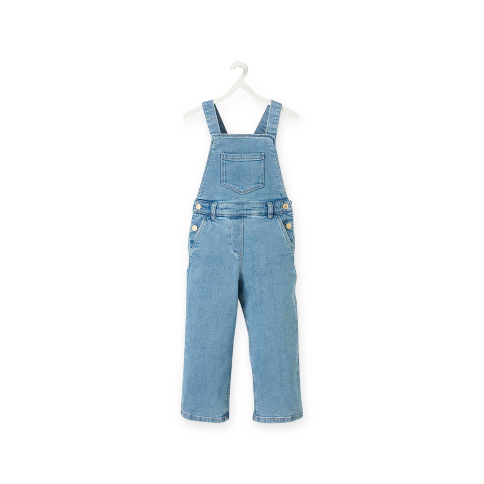 Overall Mädchen Blau Denim 6A von Tape A l'Oeil