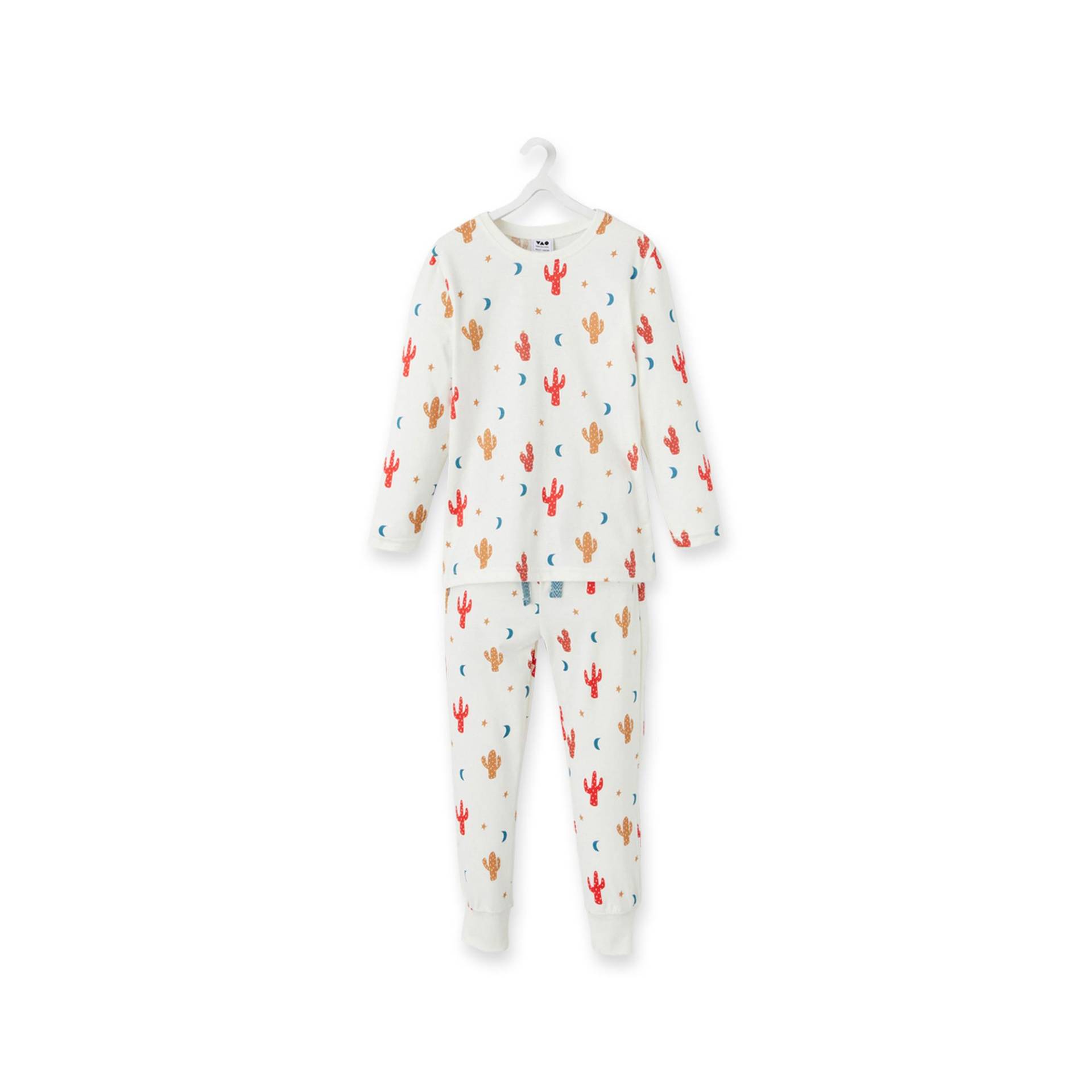 Pyjama-set Lang, Langarm Jungen Ecru 12A von Tape A l'Oeil