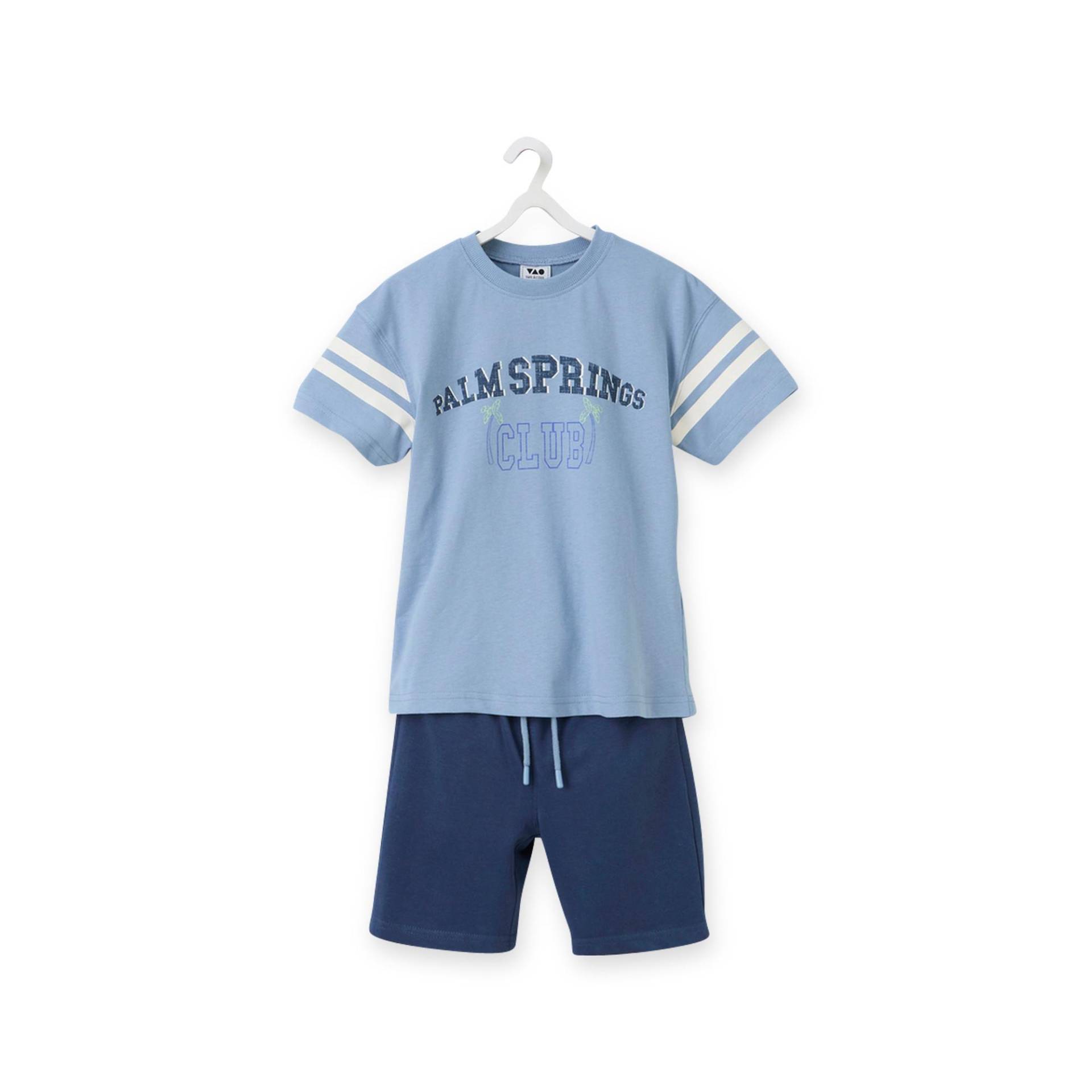 Pyjamashorts Jungen Blau 14A von Tape A l'Oeil