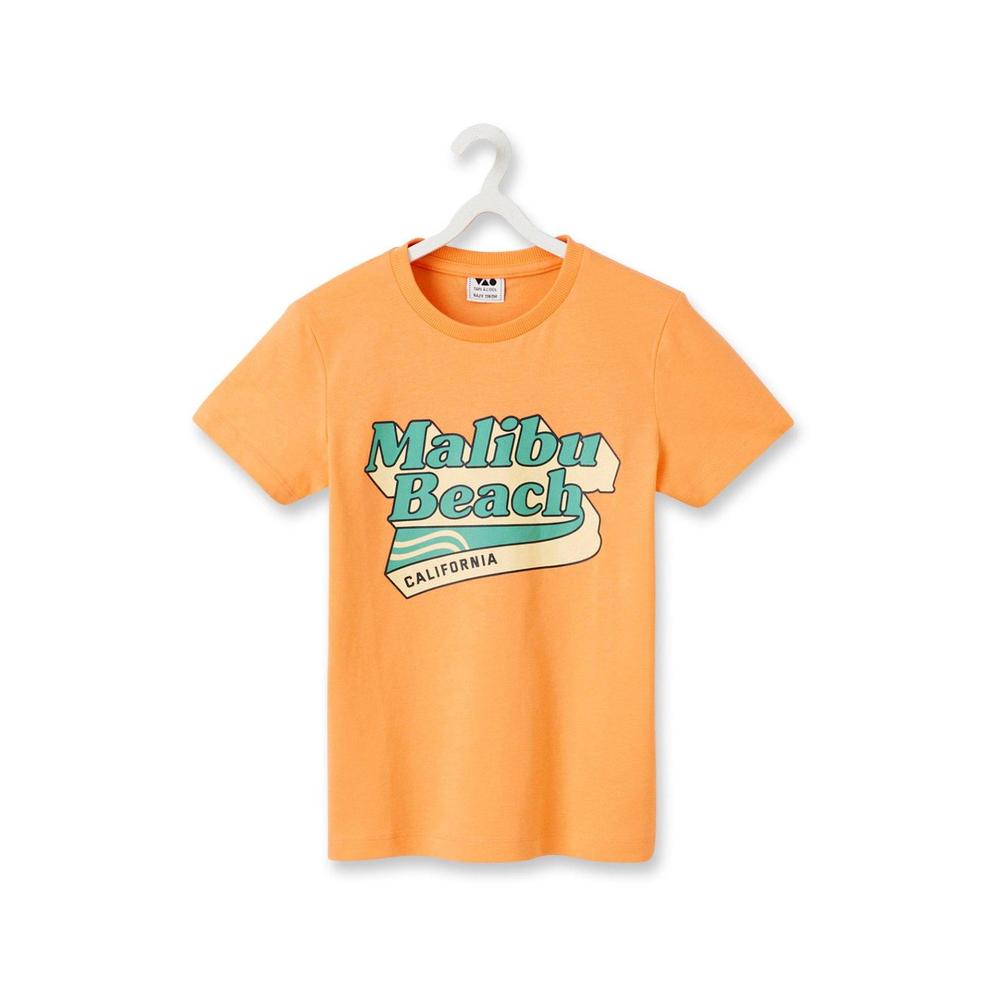 T-shirt, Rundhals, Kurzarm Jungen Hellorange 4A von TAO KIDS