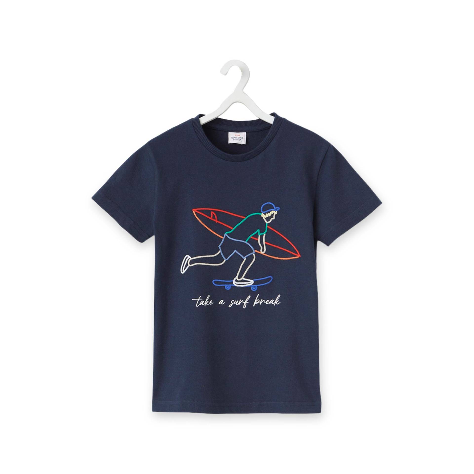 T-shirt, Rundhals, Kurzarm Jungen Marine 12A von Tape A l'Oeil