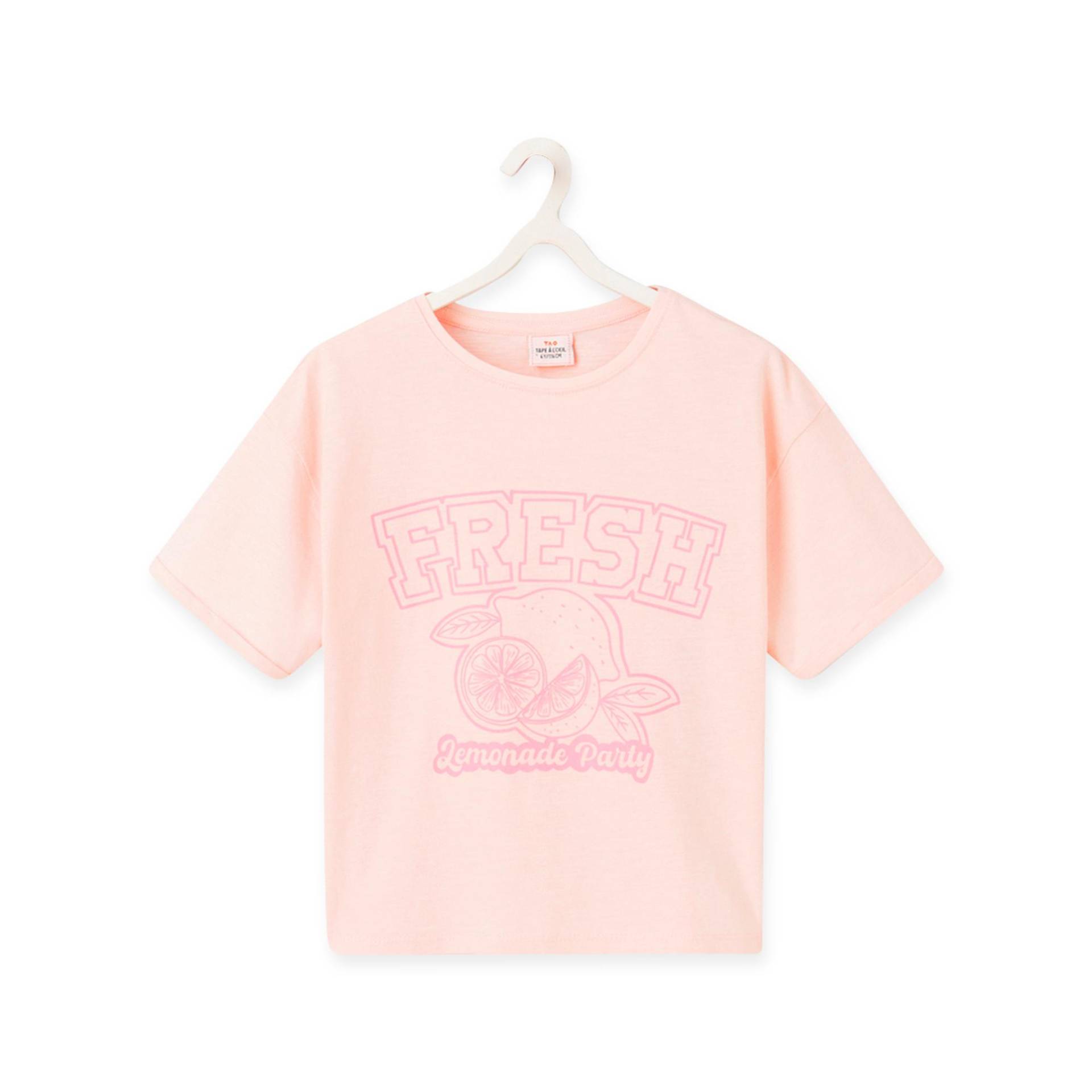 T-shirt, Rundhals, Kurzarm Mädchen Pink 14A von Tape A l'Oeil