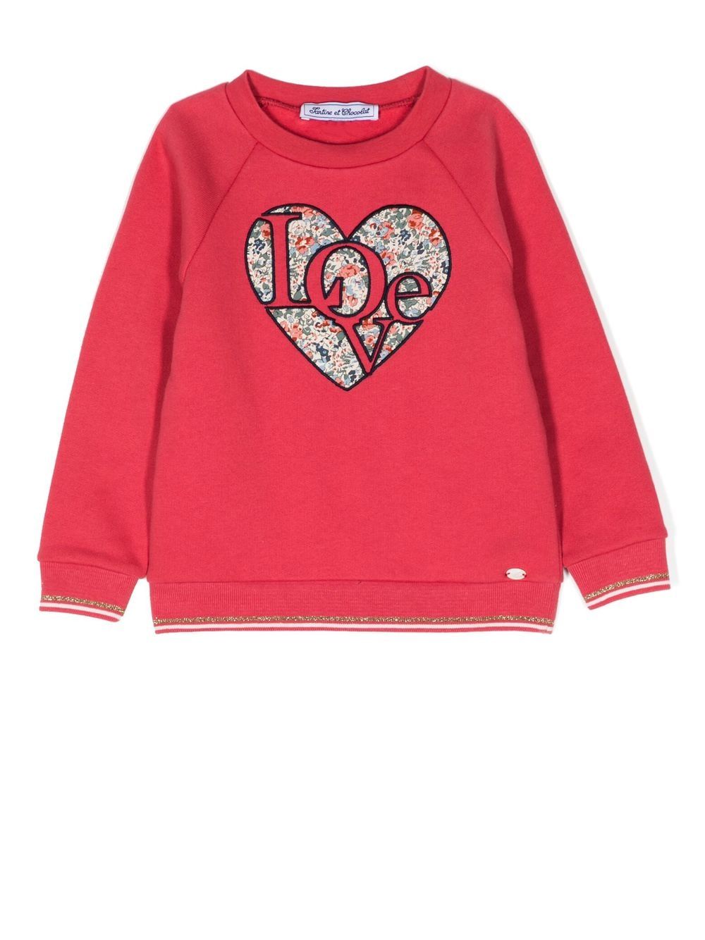 Tartine Et Chocolat Love embroidered sweatshirt von Tartine Et Chocolat