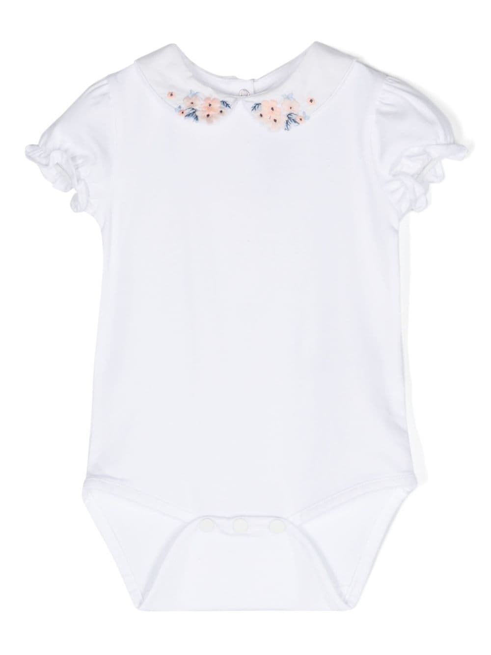 Tartine Et Chocolat floral-embroidered body - White von Tartine Et Chocolat