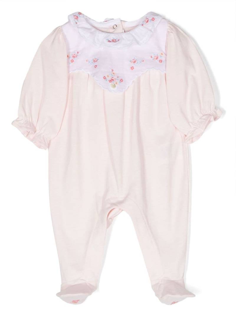 Tartine Et Chocolat floral-embroidered cotton pyjamas - Pink von Tartine Et Chocolat
