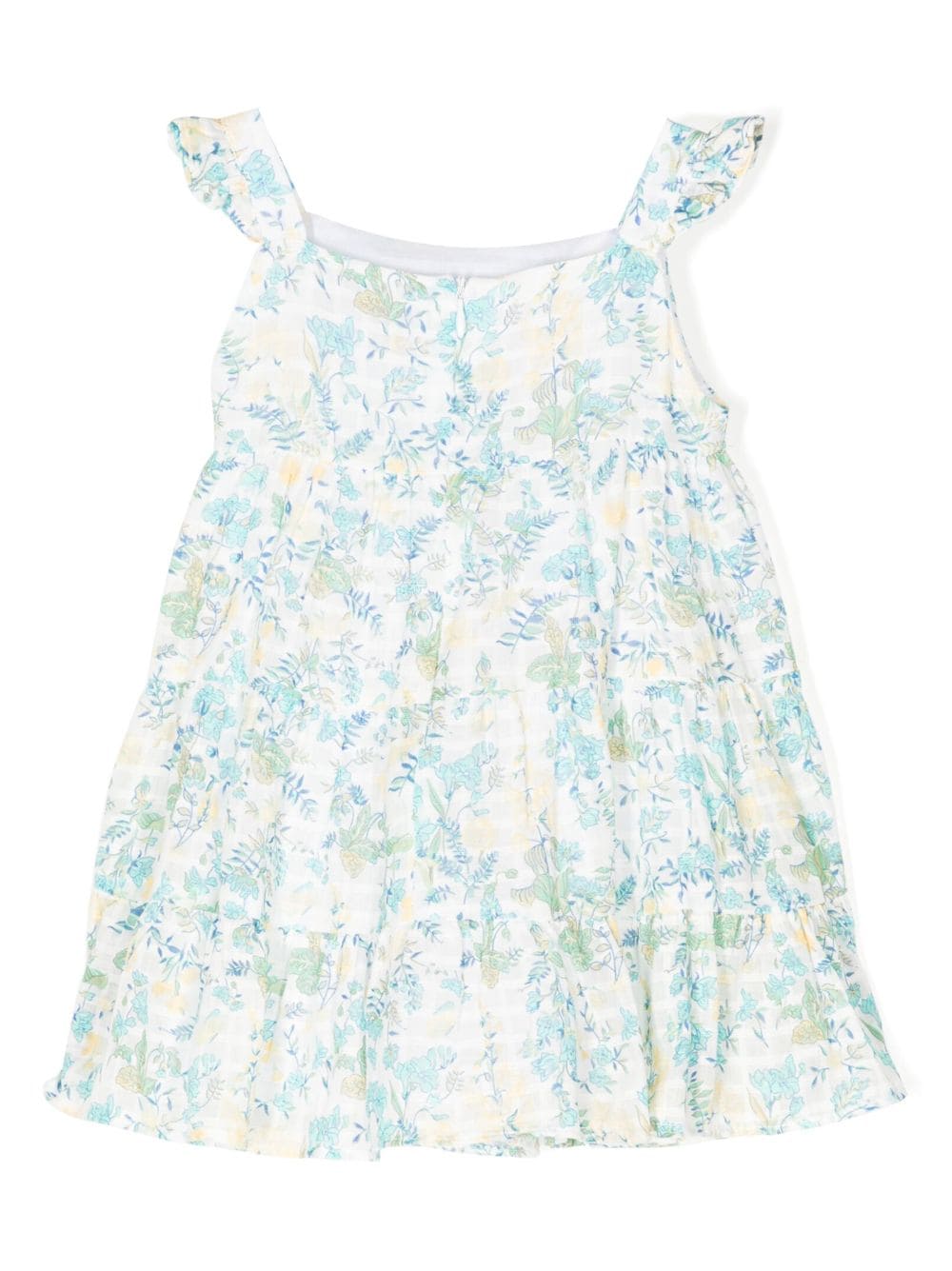 Tartine Et Chocolat floral-print ruffle-detail dress - Green von Tartine Et Chocolat