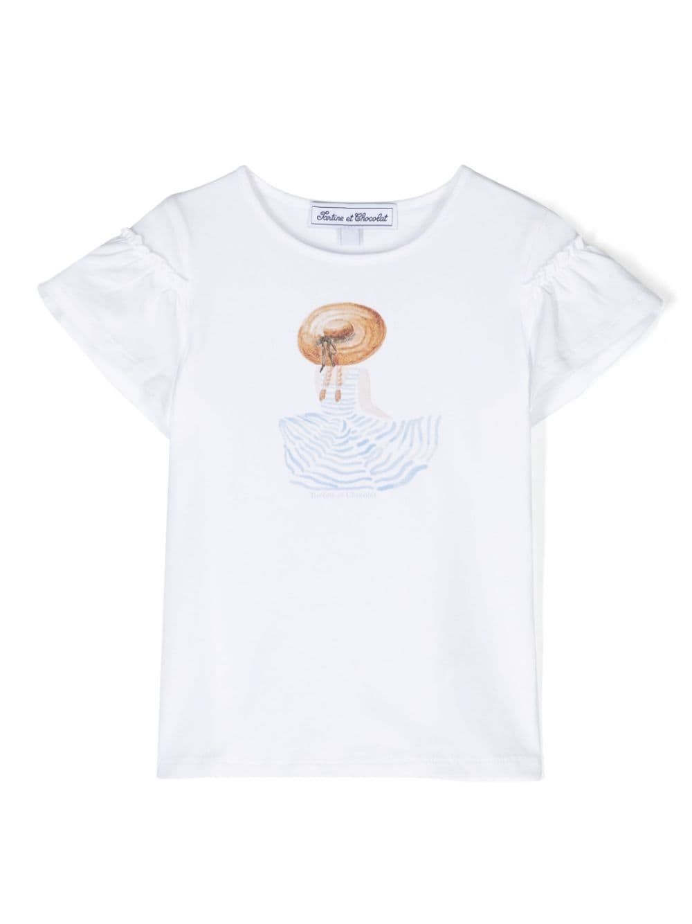 Tartine Et Chocolat graphic-print cotton T-shirt - White von Tartine Et Chocolat