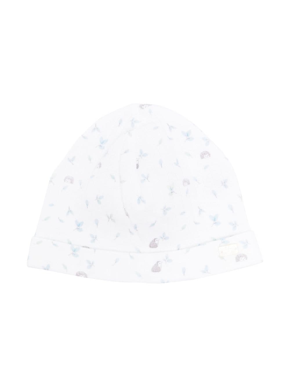 Tartine Et Chocolat hedgehog-print ribbed beanie - White von Tartine Et Chocolat