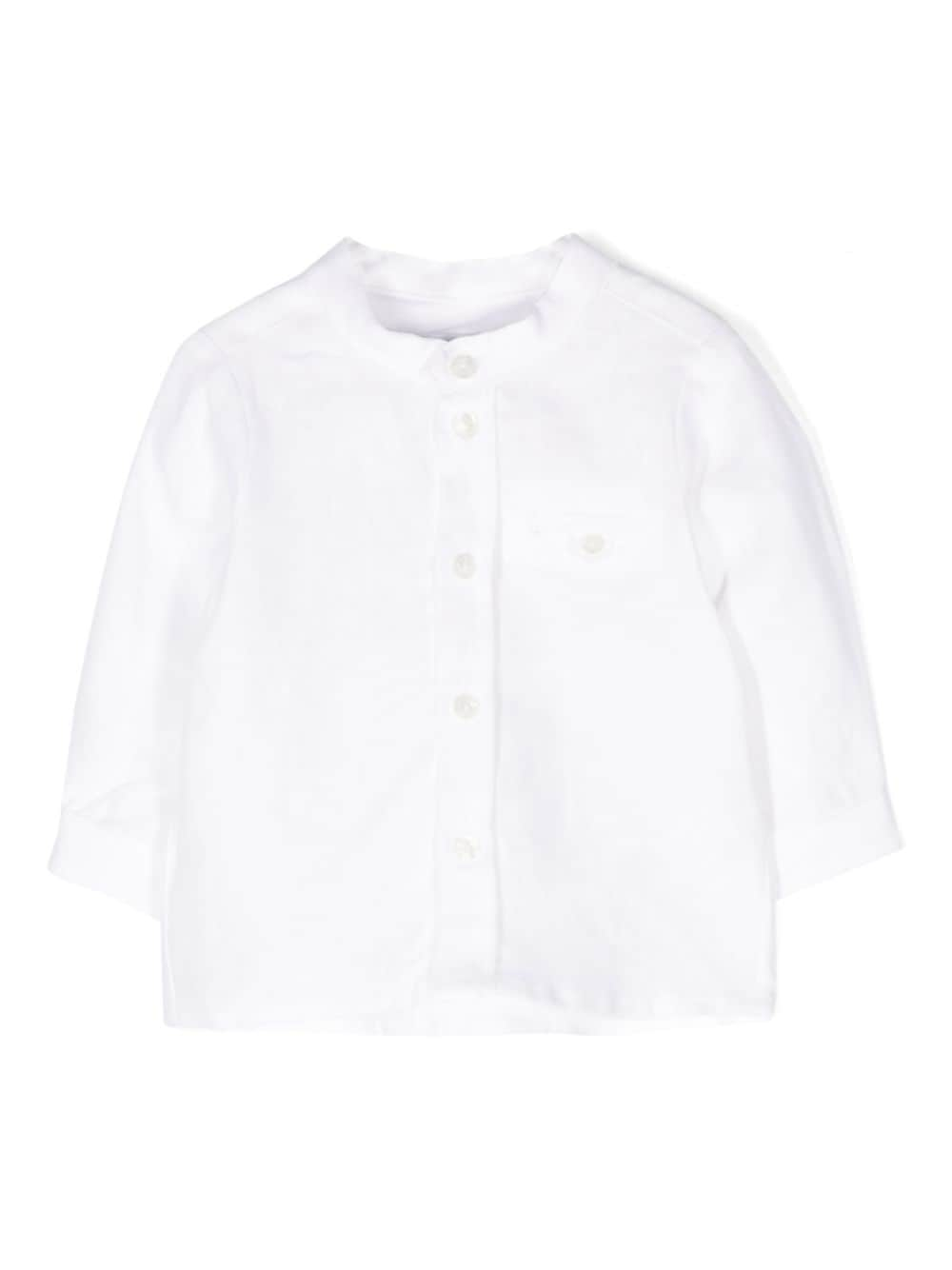 Tartine Et Chocolat slub-texture linen shirt - White von Tartine Et Chocolat