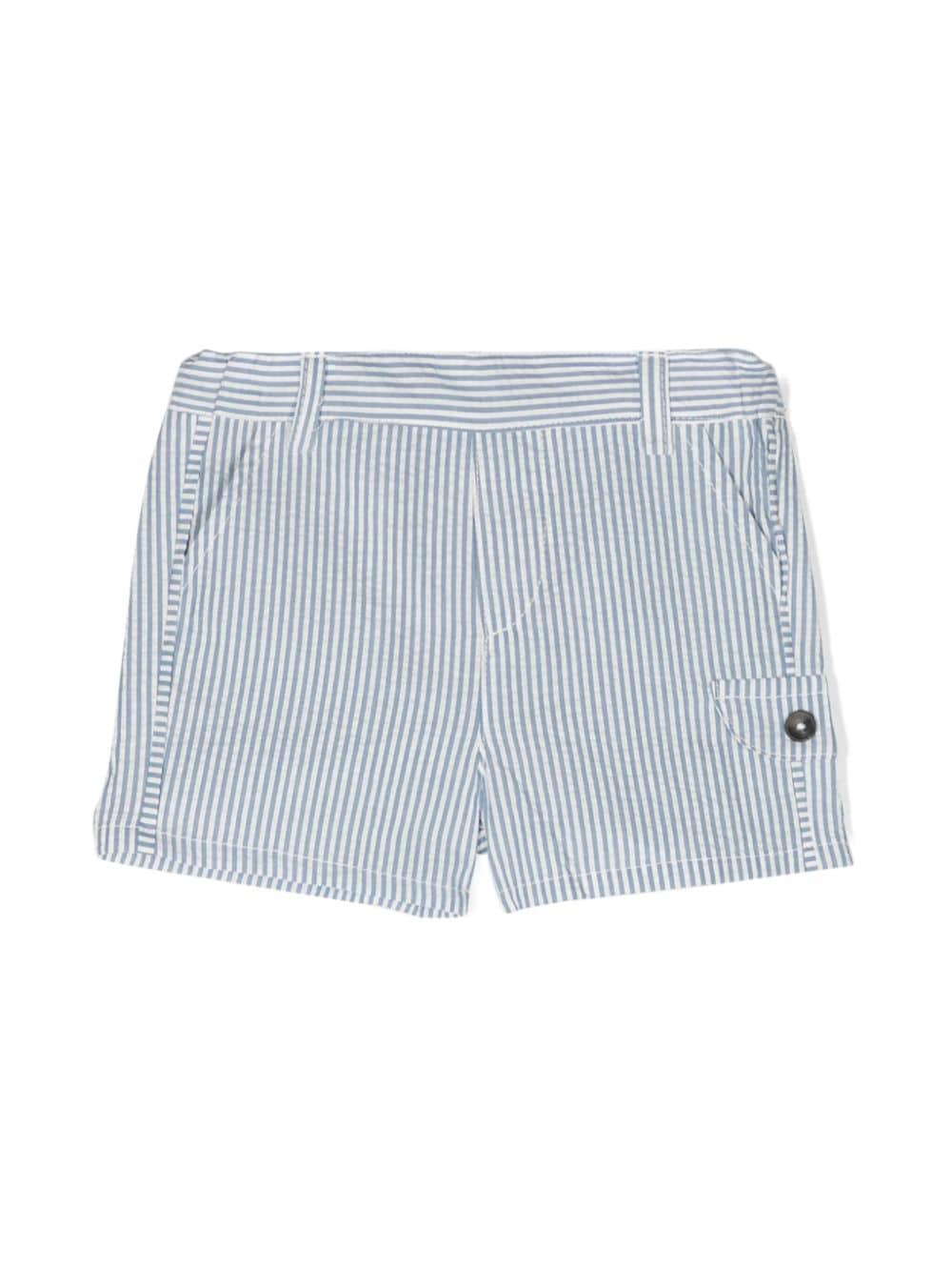 Tartine Et Chocolat striped cotton shorts - Blue von Tartine Et Chocolat