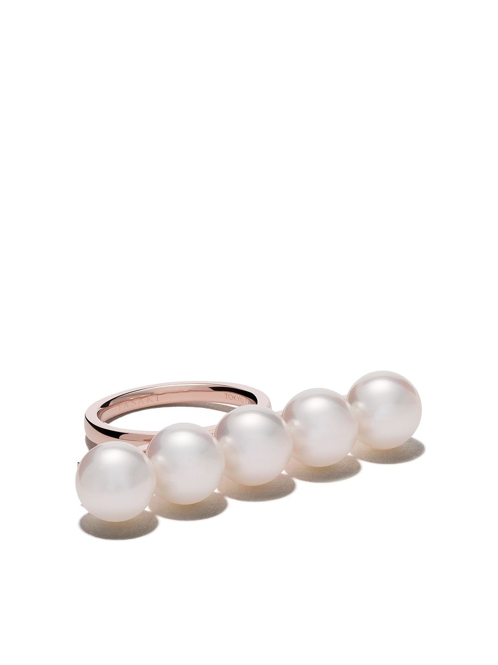 TASAKI 18kt rose gold Balance signature ring - Pink von TASAKI