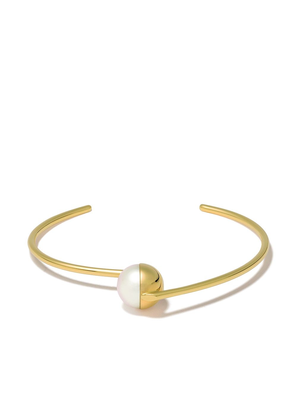 TASAKI 18kt yellow gold M/G TASAKI Arlequin bangle von TASAKI