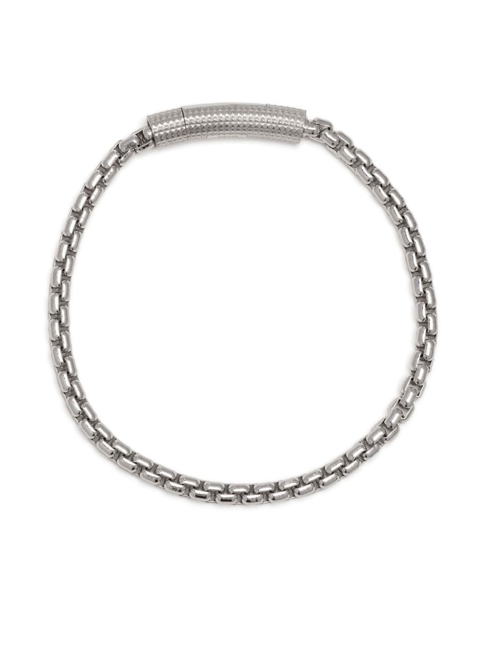 Tateossian Giza box chain bracelet - Silver von Tateossian