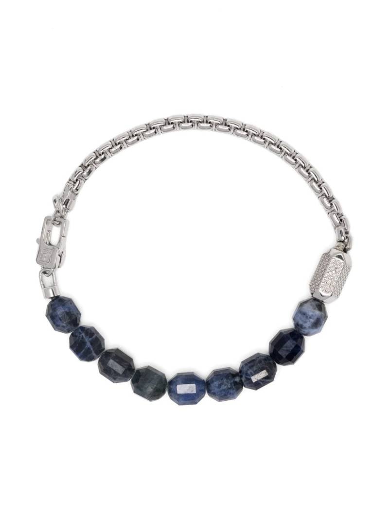 Tateossian Hexade beaded bracelet - Blue von Tateossian
