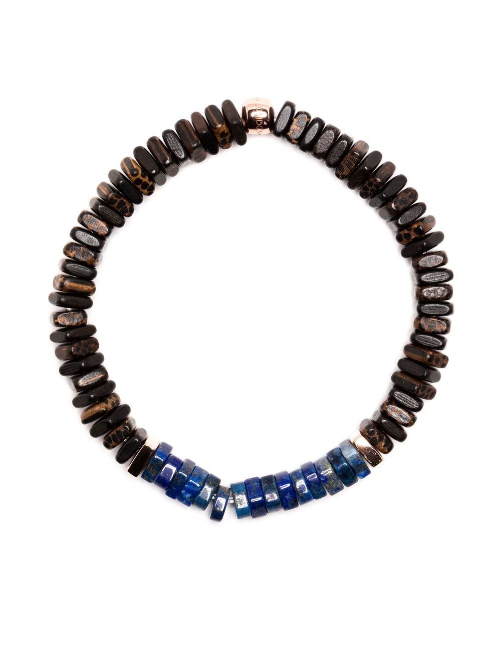 Tateossian Legno elasticated bracelet - Black von Tateossian