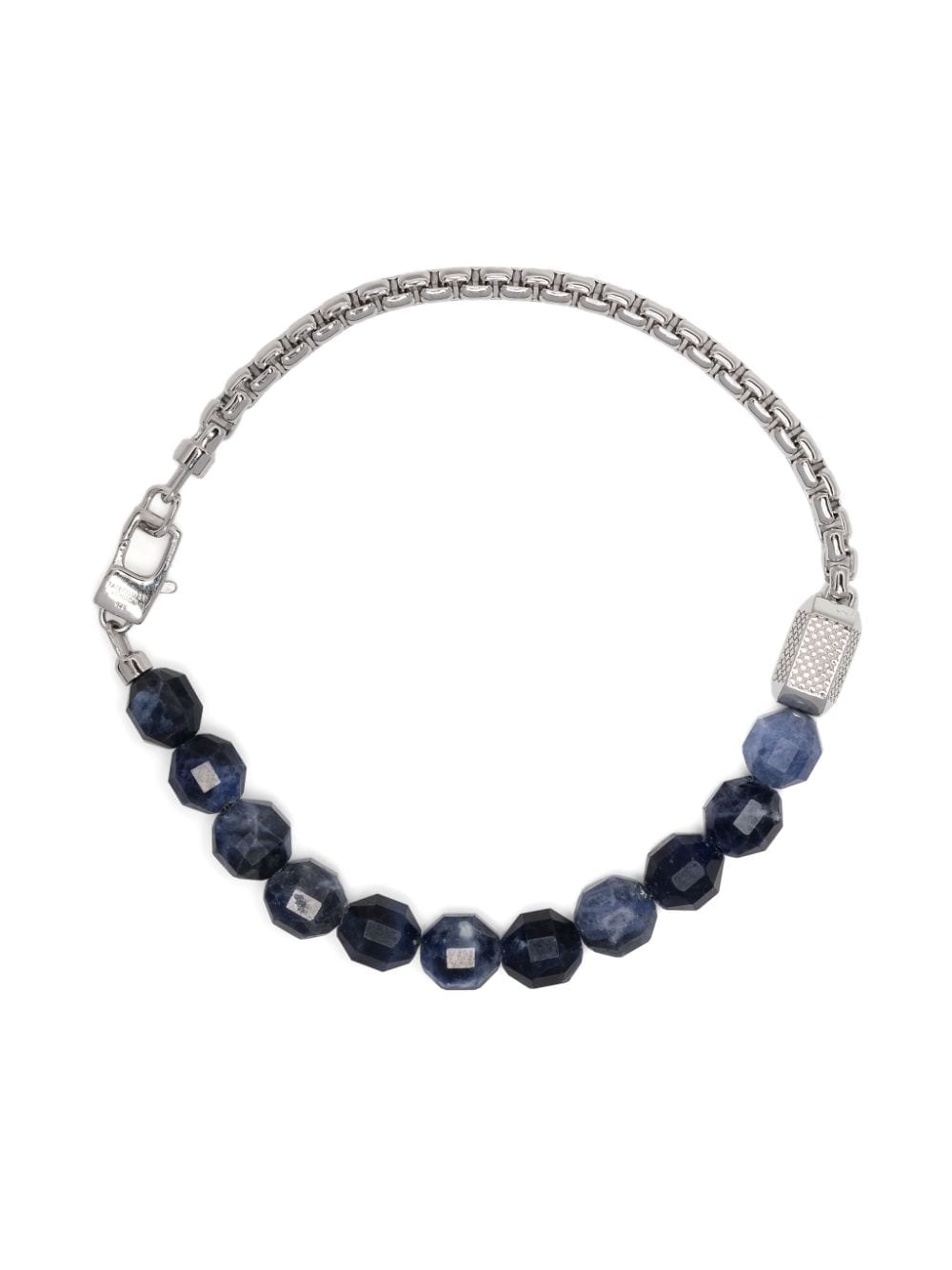 Tateossian chain-link beaded bracelet - Blue von Tateossian