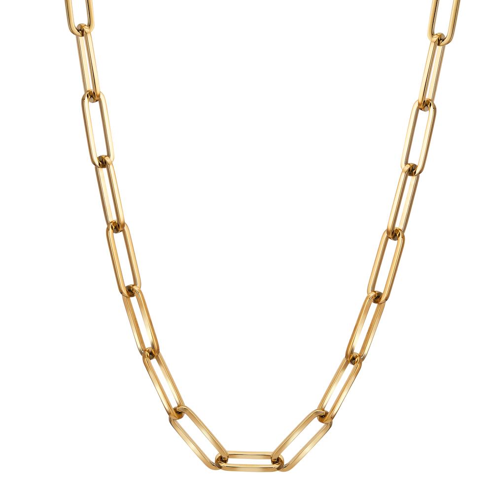 TeNo Damen Halskette Soho Gold aus glänzendem Edelstahl, 45-48 cm verstellbar von TeNo