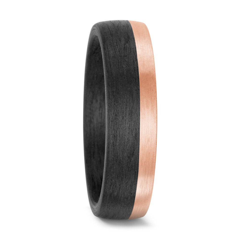 TeNo Partnerring 585/14 K Rosegold, Carbon von TeNo