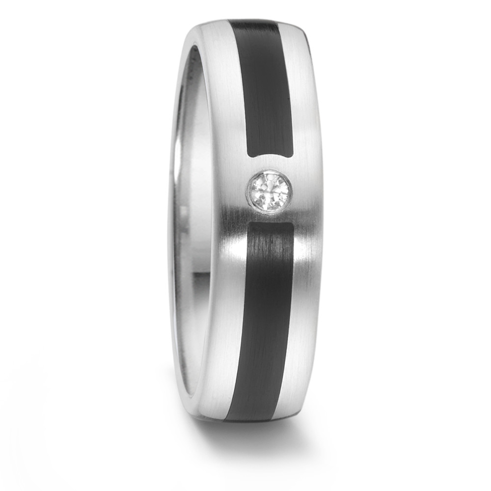 TeNo Damen Brillant Partnerring TAMOR mit Keramik von TeNo