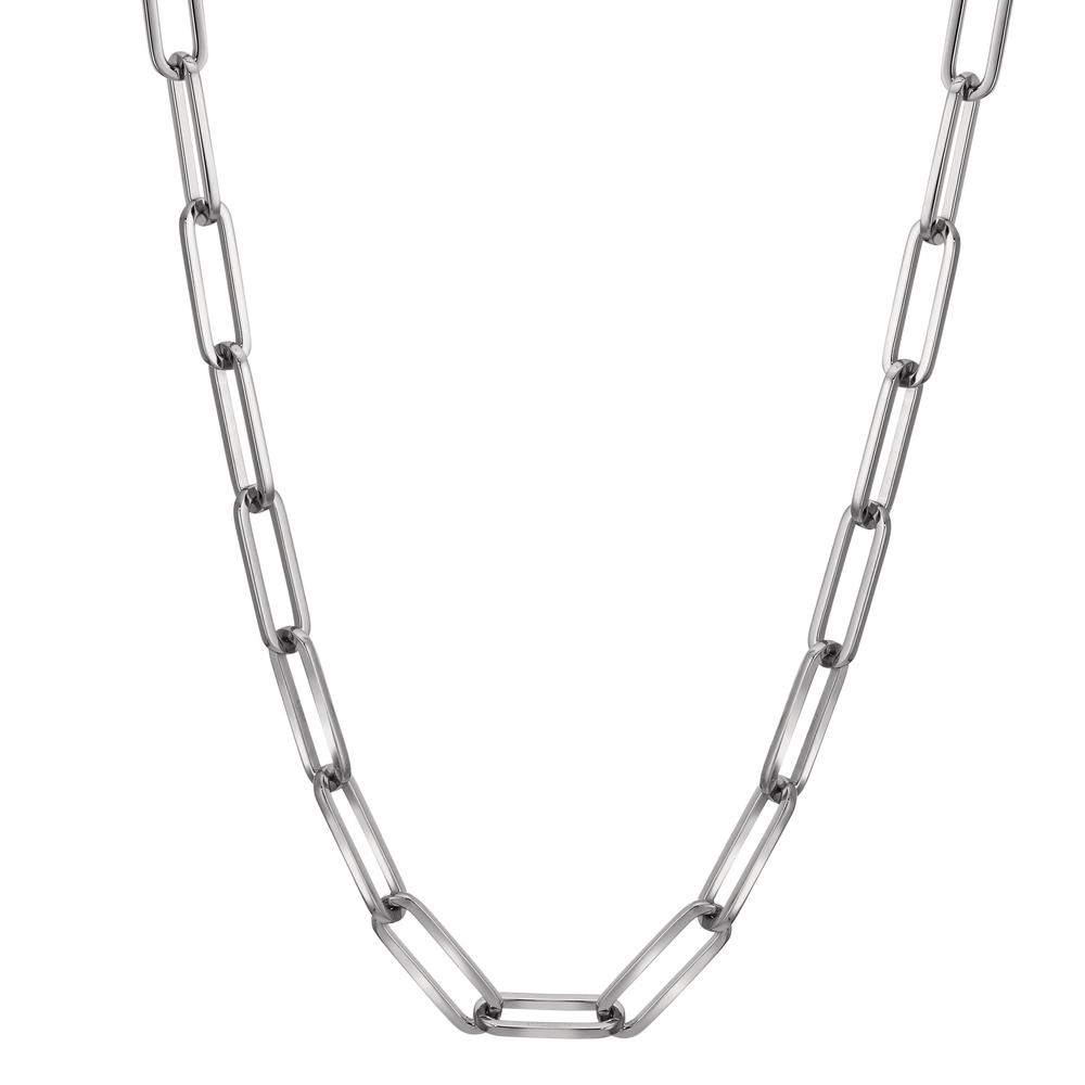 TeNo Damen Halskette Soho Silver aus glänzendem Edelstahl, 45-48 cm verstellbar von TeNo