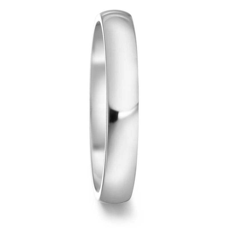 TeNo Partnerring Edelstahl in hochglanzpolierter ovaler Ringschiene mit Comfort-Fit 4 x 2 mm von TeNo