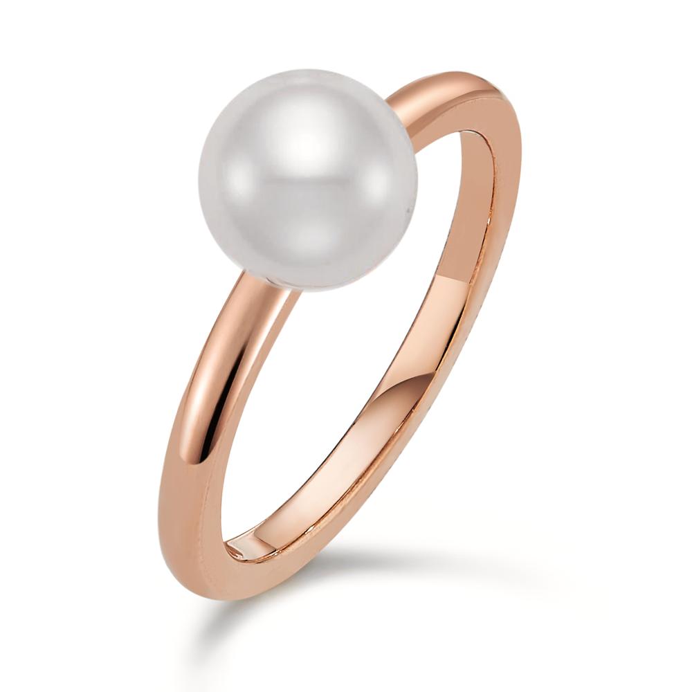 TeNo Damen Ring Arya aus Edelstahl mit Perle Ø 8mm von TeNo