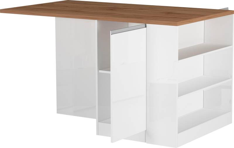 KOCHSTATION Kücheninsel »KS-Sole«, Breite 160 cm, 2 Türen, 4 offene Fächer von KOCHSTATION
