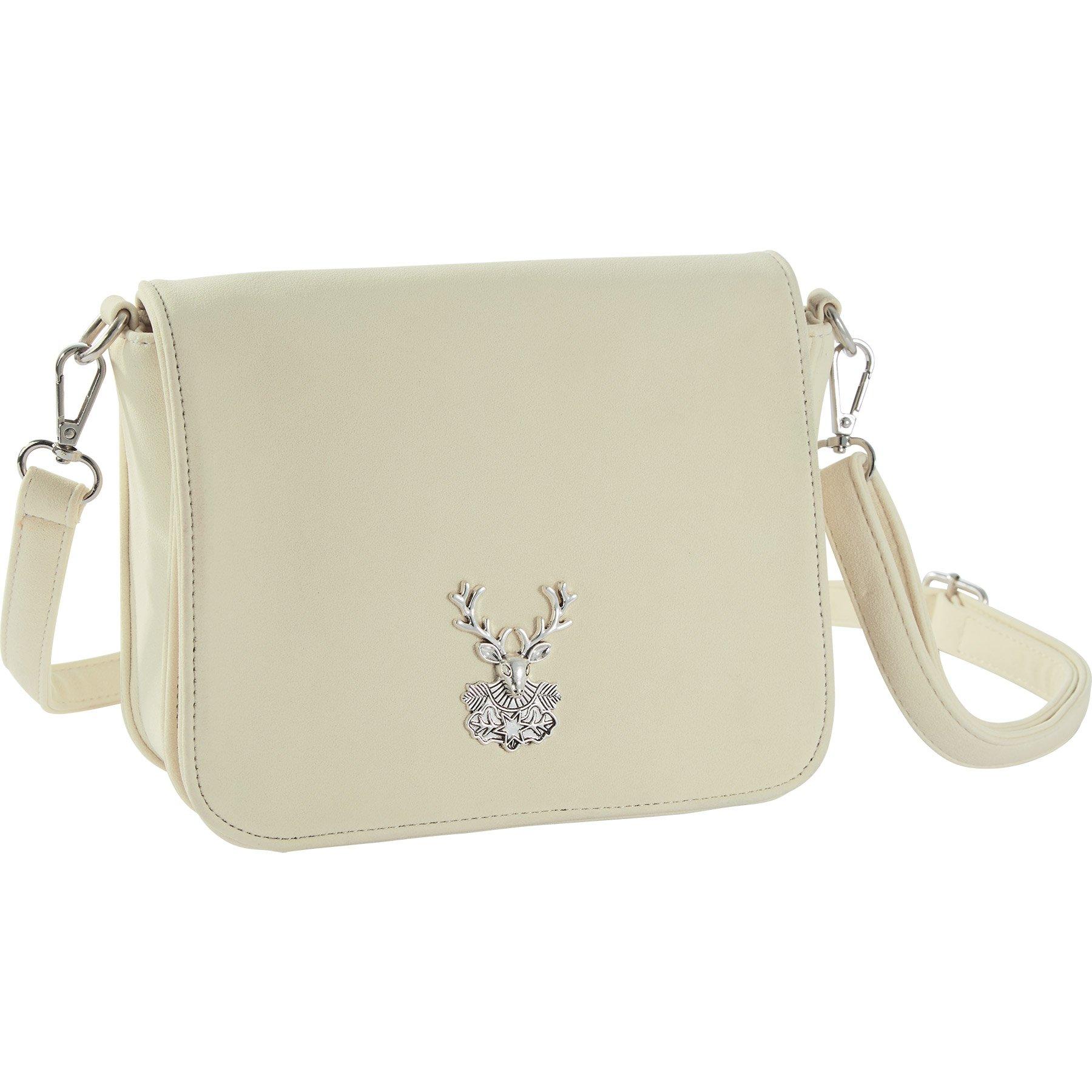 Handtasche Heimatliebe Damen Beige M von Tectake