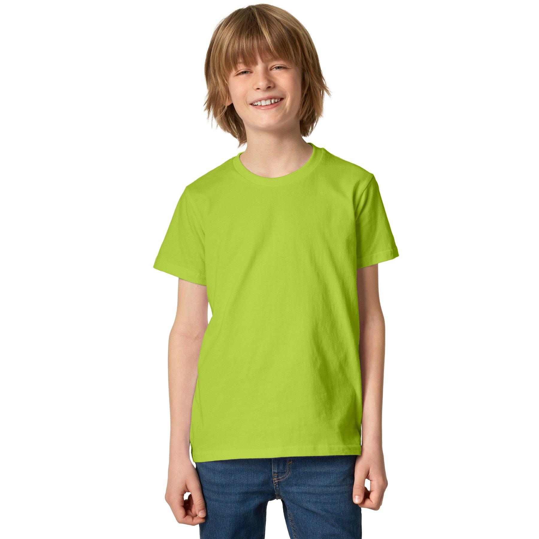 T-shirt Kinder Jungen Hellgrün 152 von Tectake