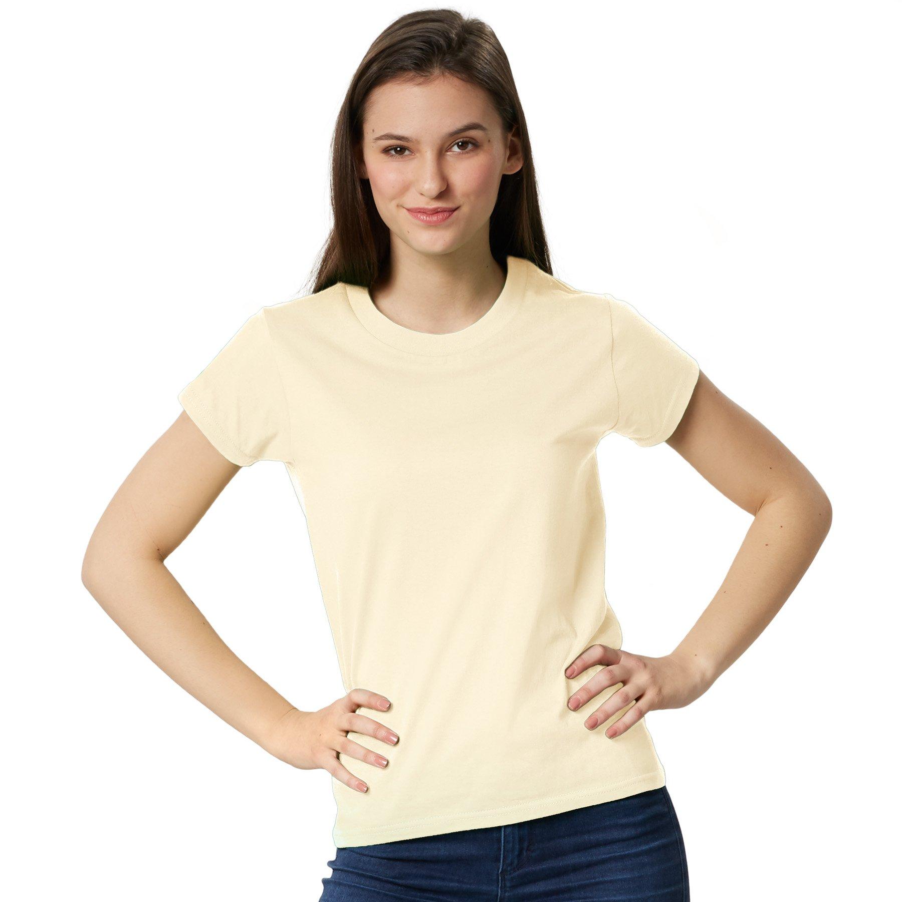 T-shirt Frauen Damen Beige L von Tectake