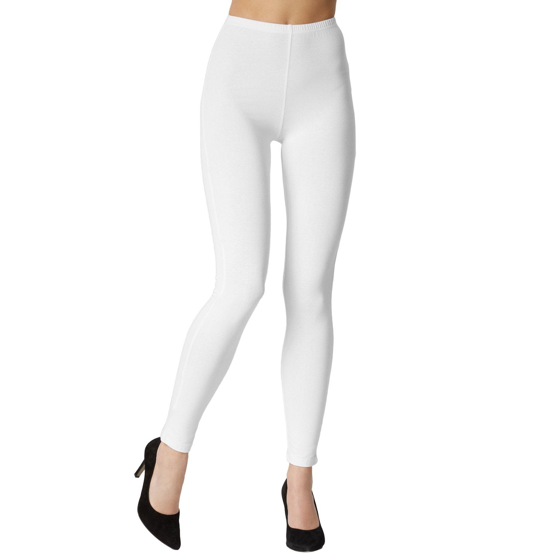 Leggings Frauen Damen Weiss L von Tectake