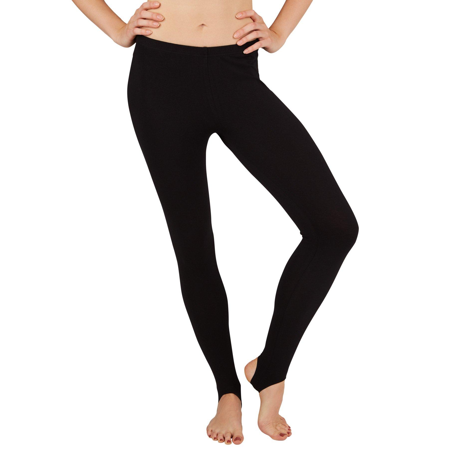 Frauen Steg-leggings Damen Schwarz M von Tectake