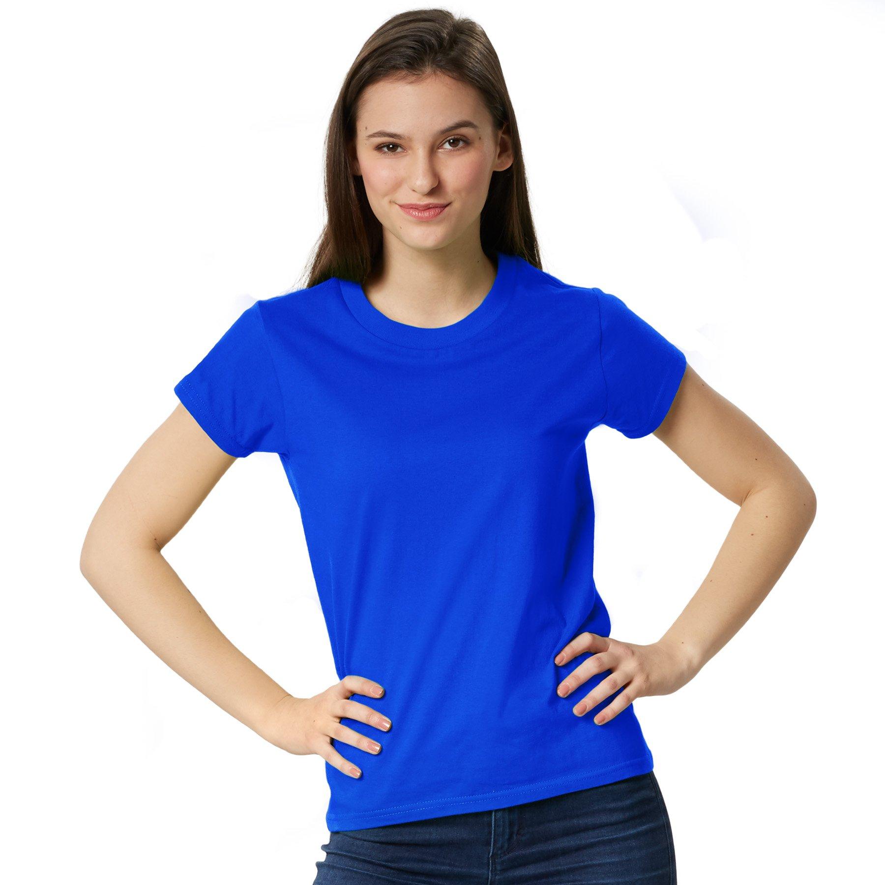 T-shirt Frauen Damen Blau XL von Tectake